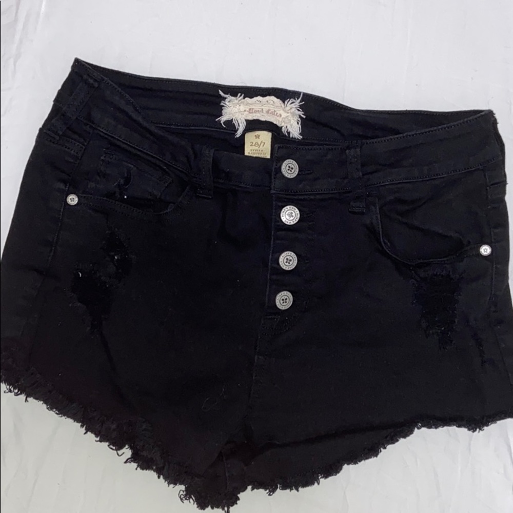 jean shorts!